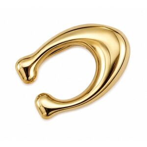 New Gold Tone Abstract Modern Brooch Minimalist Sculptural Statement Pin
